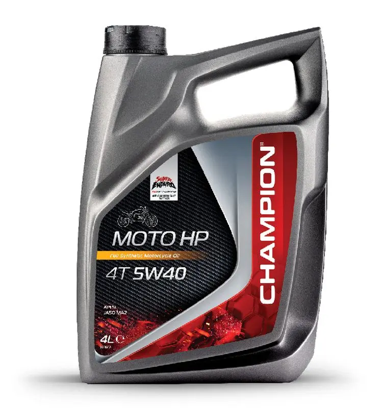 CHAMPION motorový olej MOTO HP 4T 5W40 4L MA2 polosyntetický (AKC) (CHAMPION motorový olej MOTO HP 4T 5W40 4L MA2 polosyntetický (AKC))