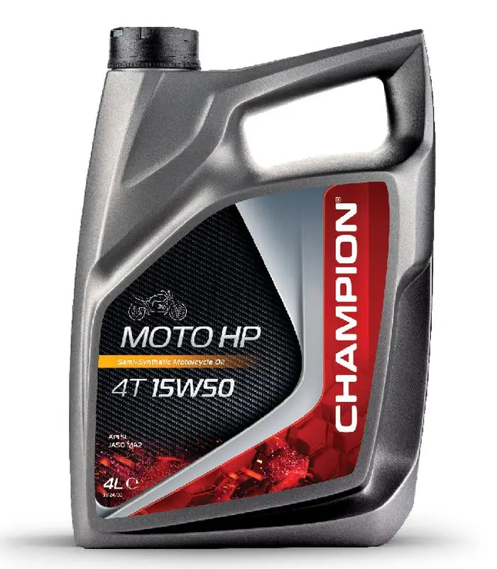 CHAMPION motorový olej MOTO HP 4T 15W50 4L MA2 polosyntetický (AKC) ( )