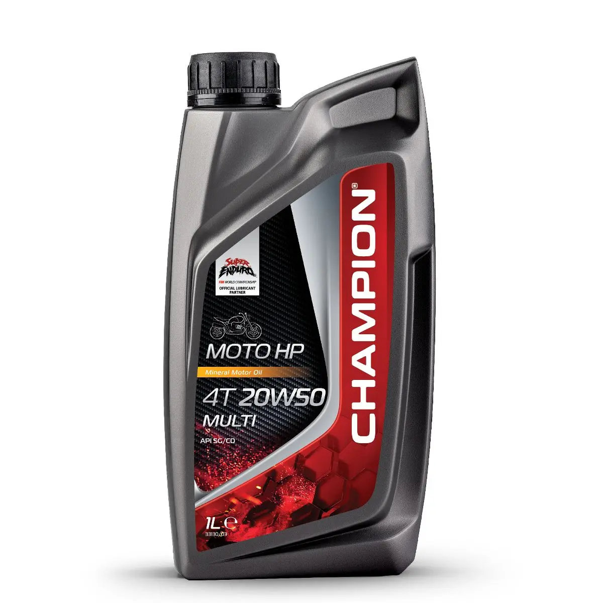 CHAMPION motorový olej MOTO HP 4T 20W50 MULTI 1L MA2 minerální (AKC) (CHAMPION motorový olej MOTO HP 4T 20W50 MULTI 1L MA2 minerální (AKC))