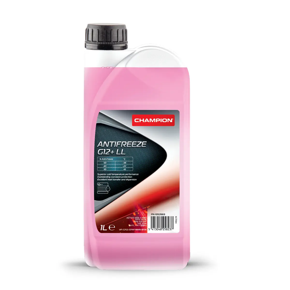 CHAMPION chladící kapalina ANTIFREEZE G12+ LL 1L ( )
