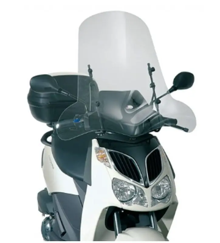 KAPPA plexi štít KYMCO / SYM / PEUGEOT / YAMAHA / APRILIA / HONDA průhledný 66 X 67 cm - bez upevnění ( )