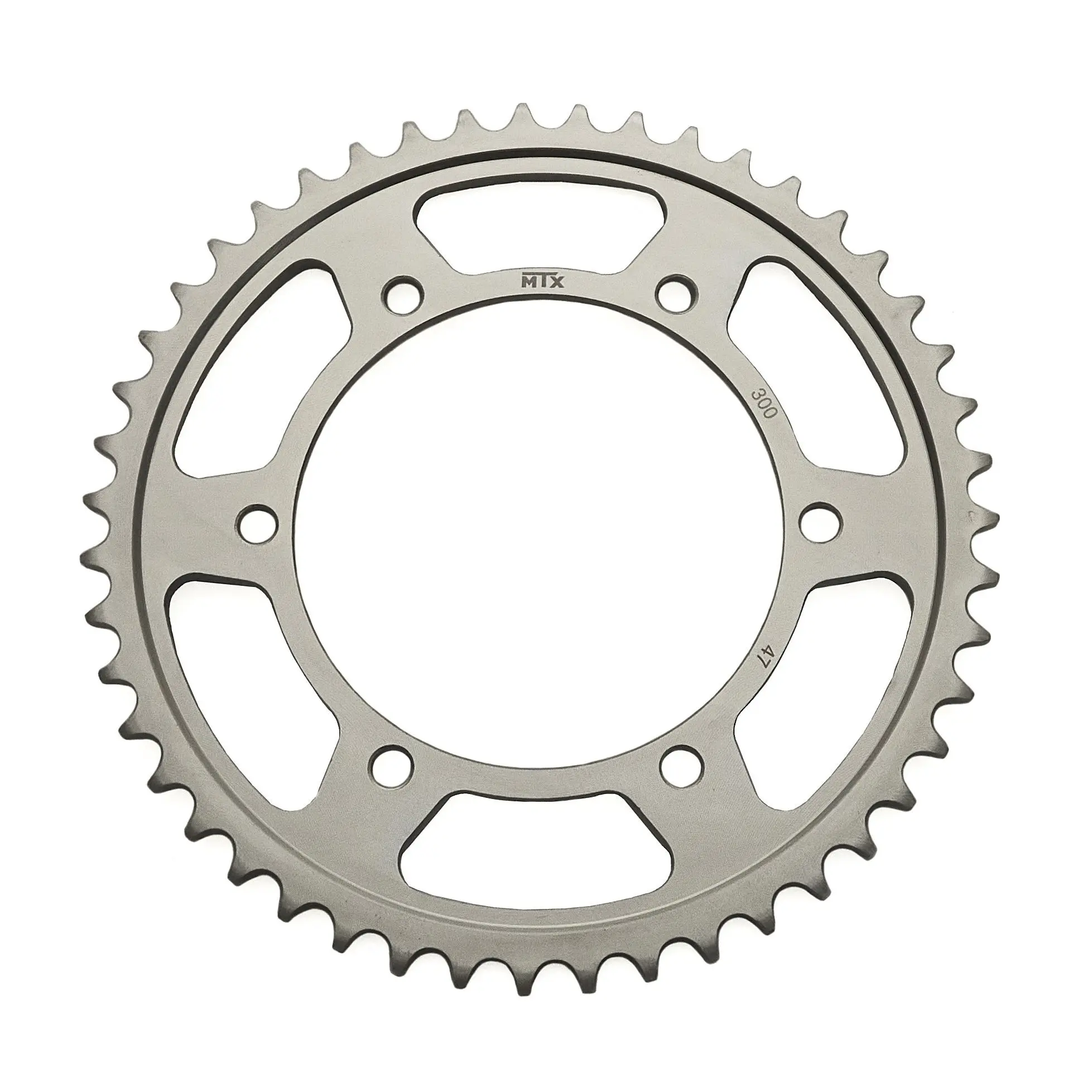 MTX PARTS zadní řetězové kolečko 300 47 HONDA XL 600V TRANSALP '87-'99, XL 650V TRANSALP '01-'07, XL 700V TRANSALP '08-'13 (30047JT) ( )