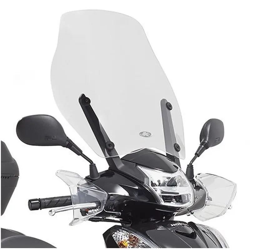 KAPPA plexi HONDA SH MODE 125 (13-20) 43 X 46 cm průhledné - potřebné upevnění A1125AK (KAPPA plexi HONDA SH MODE 125 (13-20) 43 X 46 cm průhledné -)
