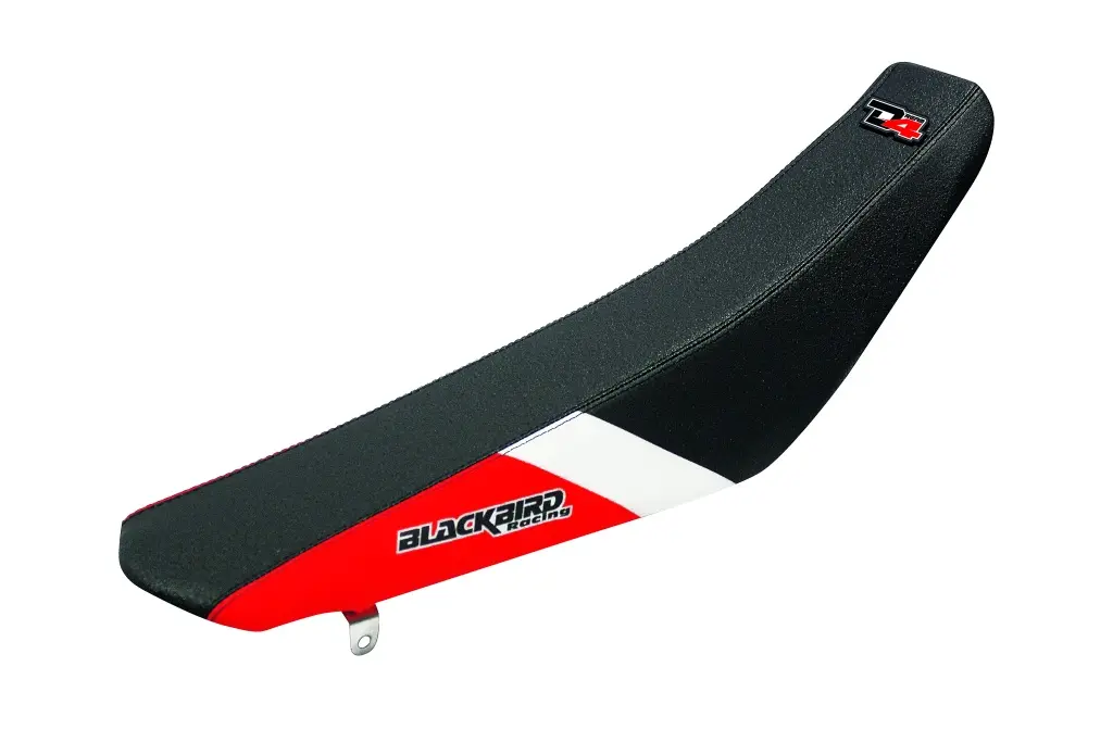 BLACKBIRD potah sedla HONDA CRF 250R 22-23, CRF 450R 21-23 DREAM 4 barva černá bílá červená (BLACKBIRD potah sedla HONDA CRF 250R 22-23, CRF 450R)