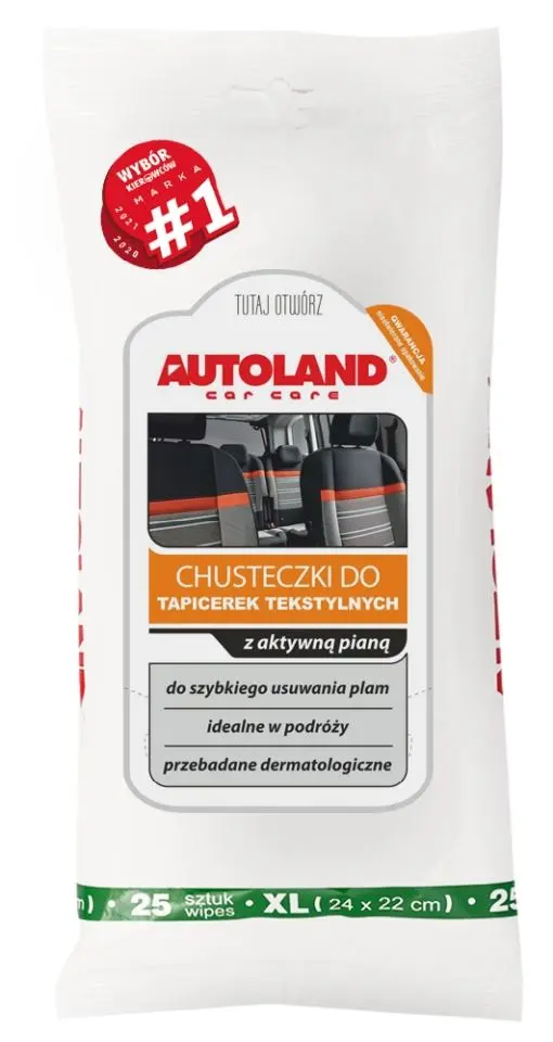 AUTOLAND ubrousky na textilní čalounění (25 ks) (12) (AUTOLAND ubrousky na textilní čalounění (25 ks) (12))