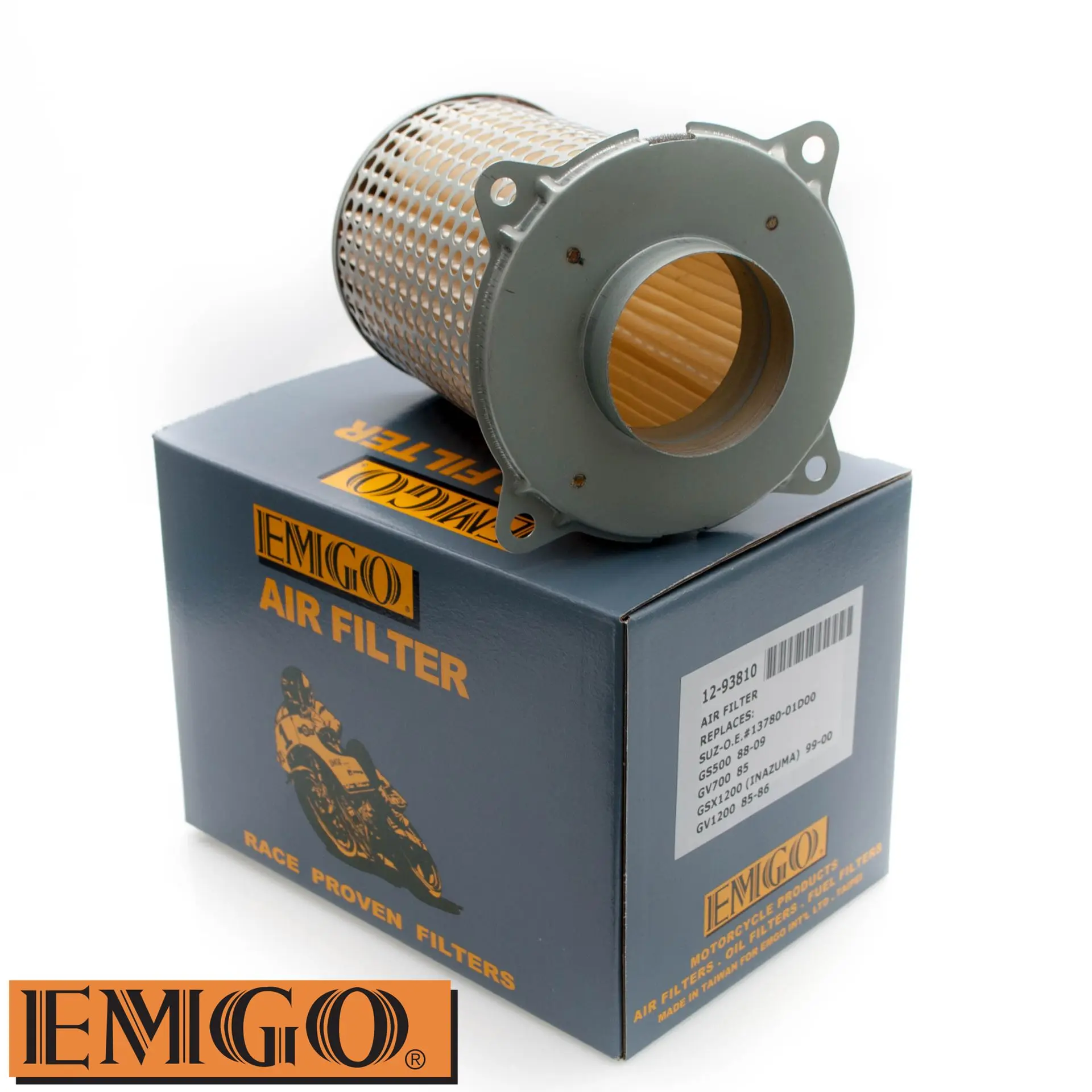 EMGO vzduchový filtr SUZUKI GS500 E/F 88-10, GV 700/1200, GSX 1200 (HFA3503) (13780-01D00) (S3160) (EMGO vzduchový filtr SUZUKI GS500 E/F 88-10, GV)