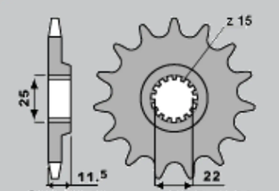 CHT řetězové kolo přední 1252 13 KTM LC4 (4021-13) (JTF1902.13) (CHT řetězové kolo přední 1252 13 KTM LC4 (4021-13) (JTF1902.13))