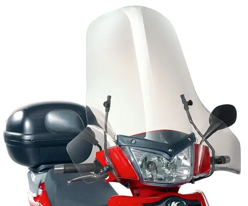 KAPPA plexi KYMCO PEOPLE S50/125/200 05-15 64 X 71 cm průhledné - potřebné upevnění 137AK (KAPPA plexi KYMCO PEOPLE S50/125/200 05-15 64 X 71 cm)