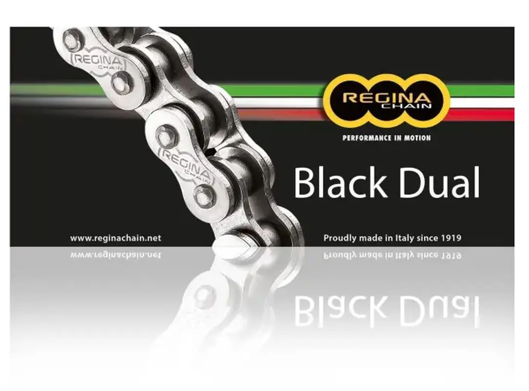 REGINA hnací řetěz 525ZRA (112 článků) Z-RING DUAL do 800 ccm černý nýtovací spojka (137ZRA/1007) (REGINA hnací řetěz 525ZRA (112 článků) Z-RING DUAL)