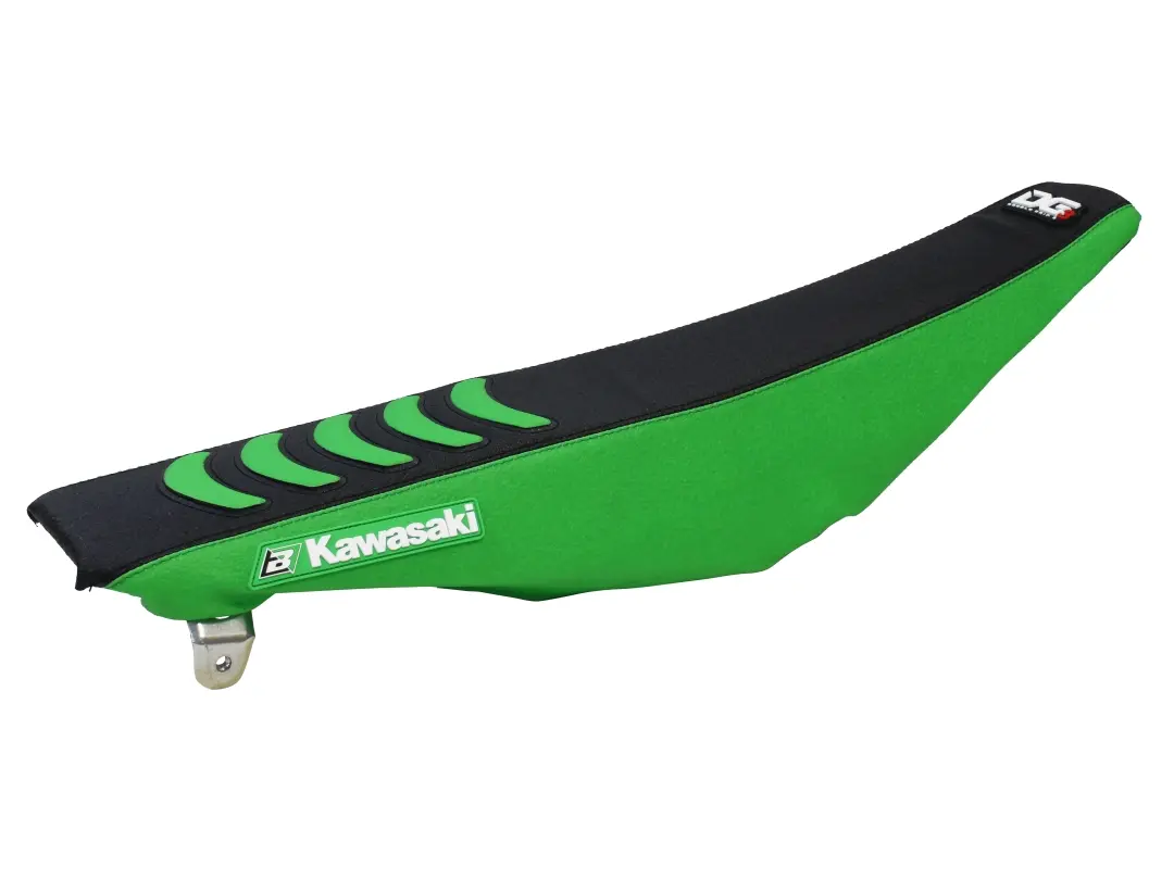 BLACKBIRD potah sedla KAWASAKI KXF 250 13-20, KXF 450 12-18 DOUBLE GRIP 3 barva černá zelená ( )