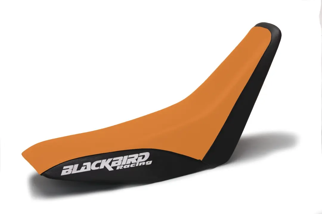 BLACKBIRD potah sedla KTM 2T 93-97 (2 STROKE ALL MODELS) barva oranžová černá (BLACKBIRD potah sedla KTM 2T 93-97 (2 STROKE ALL MODELS) barva)