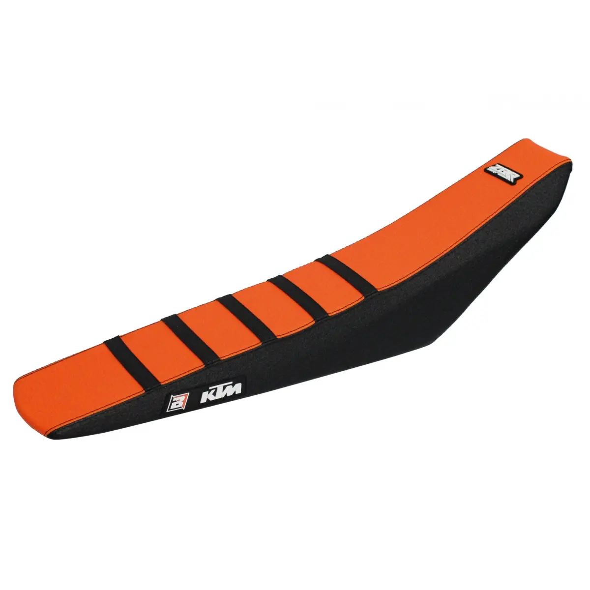 BLACKBIRD potah sedla KTM SX/SXF 98-06, EXC/EXCF 98-07 (SX ALL MODELS 98-06) (EXC ALL MODELS 98-07) zebra barva černá oranžová ( )