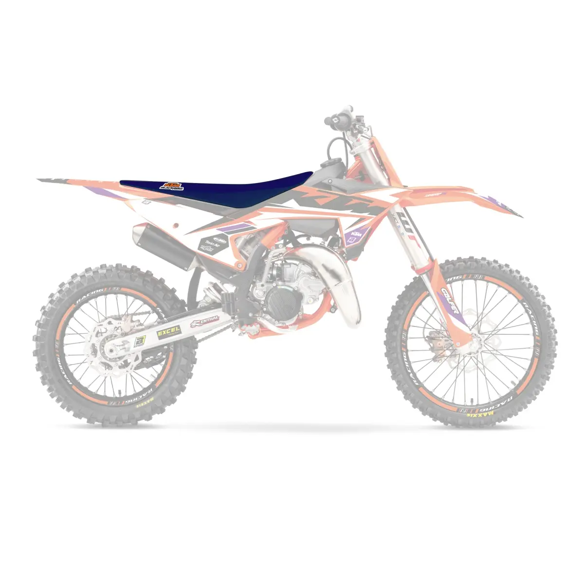 BLACKBIRD potah sedla KTM SX 85 25 MOON barva modrá ( )