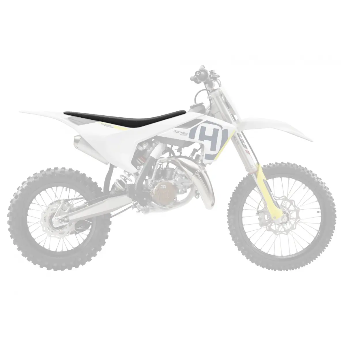 BLACKBIRD potah sedla HUSQVARNA TC 85 25 PYRAMID barva černá ( )