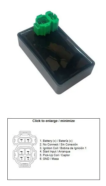 DZE jednotka zapalování CDI HONDA NX 650 DOMINATOR 88-91 (30410-MN9-791; 30410-MN9-790) ( )