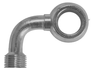 FREN TUBO koncovka brzdové hadice homologovaná průměr 10mm (90° boční) chromovaná (FREN TUBO koncovka brzdové hadice homologovaná průměr 10mm (90°)