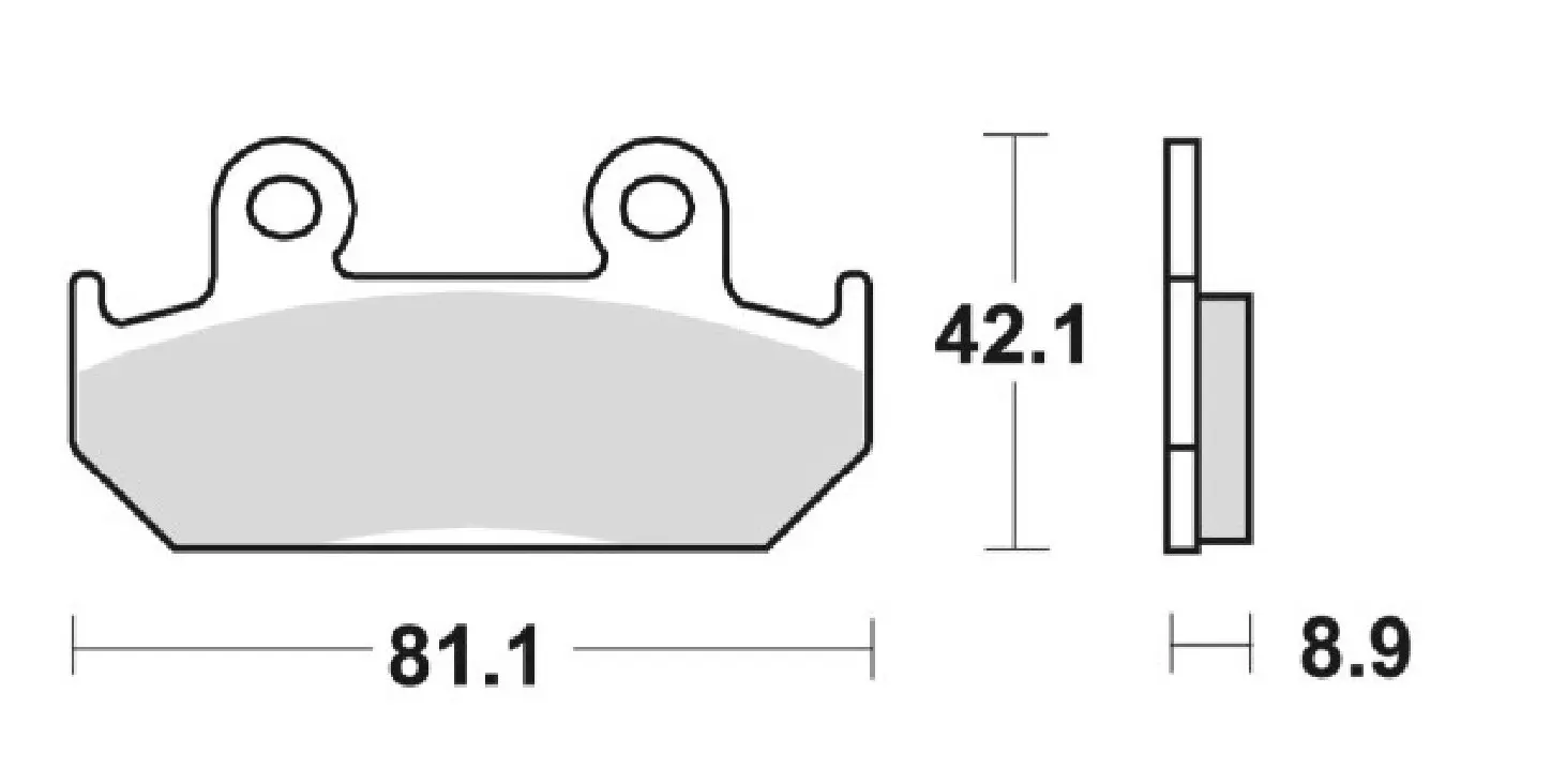 SCHUH VÝPRODEJ brzdové destičky KH121 HONDA CMX 450 86-89, CBR 600 87-94, XRV 750 90-92, přední (SCHUH VÝPRODEJ brzdové destičky KH121 HONDA CMX 450)
