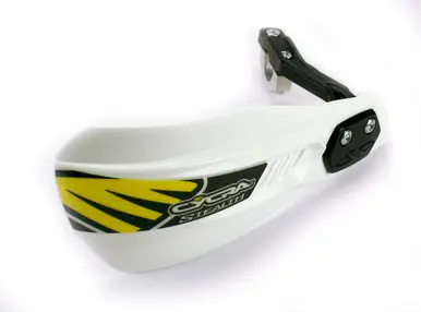 CYCRA kryty páček s upevněním (22mm/28,6mm) model COMPosyTE PRIMAL STEALTH RACER barva bílá (CYCRA kryty páček s upevněním (22mm/28,6mm) model)