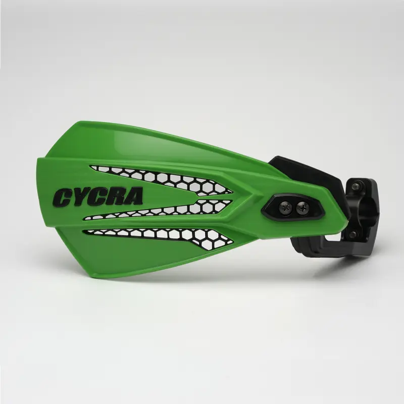 CYCRA kryty páček s upevněním (22mm/28,6mm) model MX RACE barva zelená (CYCRA kryty páček s upevněním (22mm/28,6mm) model MX RACE barva zelená)