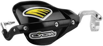 CYCRA kryty páček hliníkové s upevněním (28,6mm) model PROBEND RACER PACK CRM barva černá (CYCRA kryty páček hliníkové s upevněním (28,6mm) model)