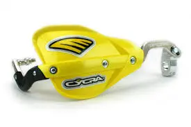 CYCRA kryty páček hliníkové s upevněním (28,6mm) model PROBEND RACER PACK CRM barva žlutá (CYCRA kryty páček hliníkové s upevněním (28,6mm) model)