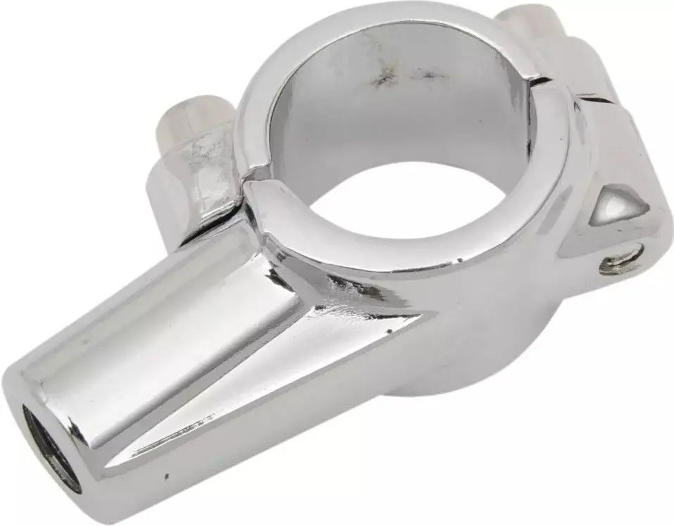 EMGO držák zrcátka s objímkou na řídítka chromovaný 22MM (7/8") (otvor 10MM) ( )
