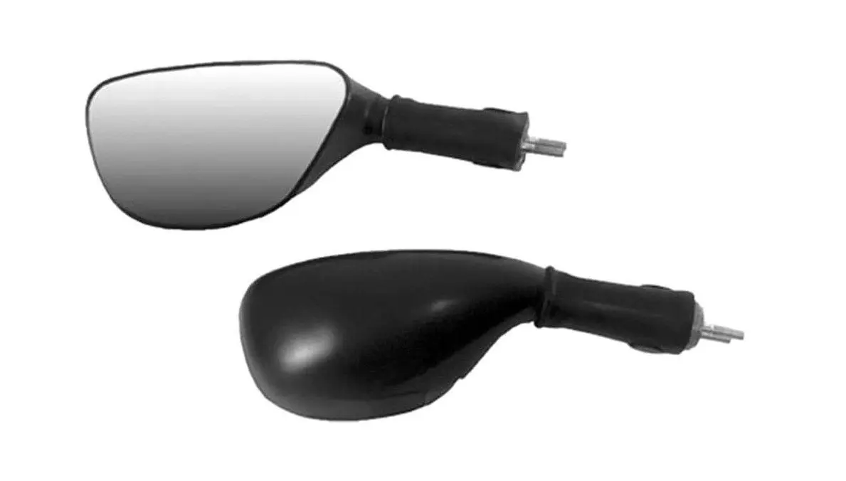 EMGO zrcátko KAWASAKI ZX-6R 98-02, ZZR 600 05-08, ZX-9R 98-03 pravé (56001-1484) barva černá (vzor originál) (homologace) (EMGO zrcátko KAWASAKI)