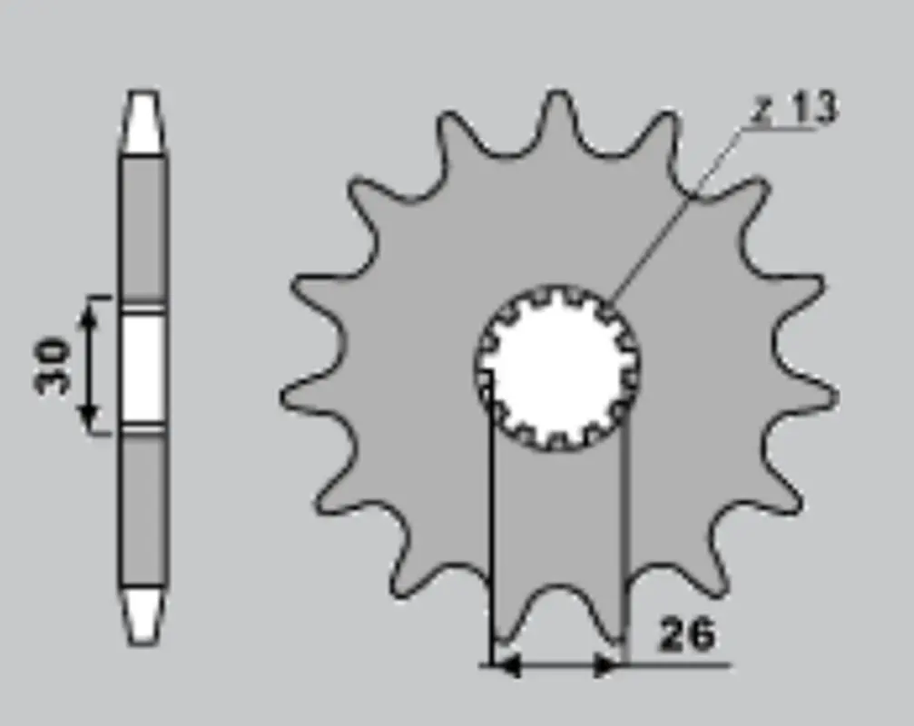 CHT řetězové kolo přední 2090 18 TRIUMPH DAYTONA 955/SPRINT ST/SPRINT GT, SPEED TRIPLE/TIGER 1050 '05-'21, DAYTONA 1200 '91-'96, TROPHY 1200 '91-'03,