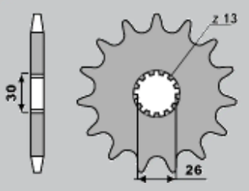 CHT řetězové kolo přední 2090 19 TRIUMPH 955 1050 1200 (CHT řetězové kolo přední 2090 19 TRIUMPH 955 1050 1200)