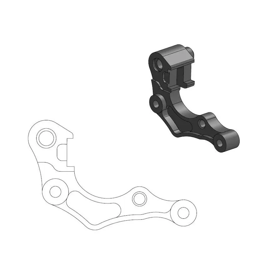 MOTO-MASTER adaptér brzdového kotouče přední 270mm (pro třmen OEM) HONDA CRF 250R/RX '19- , CRF 450R/RX '19- ( )