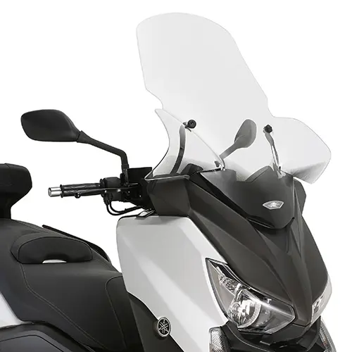 KAPPA plexi YAMAHA X-MAX 125-250 14-17, X-MAX 400 14-16, MBK EVOLYS 125/250 14-17 73 X 59 cm průhledné - potřebné upevnění D2111KIT (KAPPA plexi)