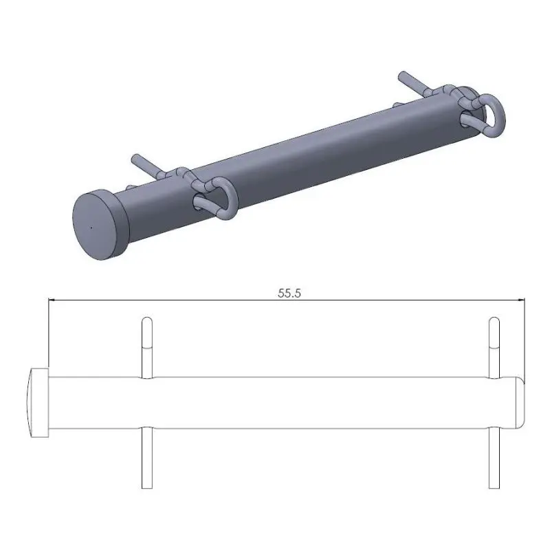 MOTO-MASTER čep brzdových destiček přední KTM 125/530 09-25, HUSQVARNA 125/350 14-19, HUSABERG 125/570 09-25 (MOTO-MASTER čep brzdových destiček)