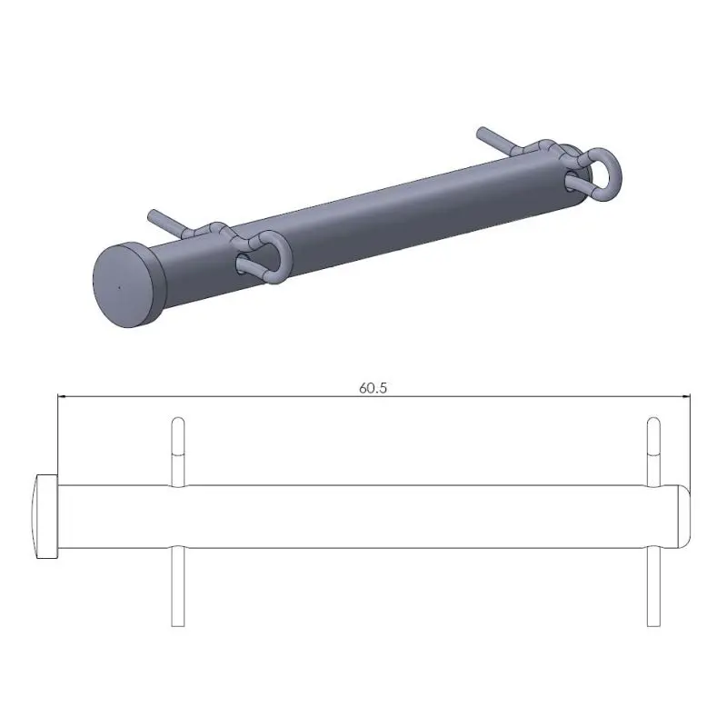MOTO-MASTER čep brzdových destiček zadní KTM 125/530 09-19, HUSQVARNA 125/350 14-19, HUSABERG 125/570 09-14 ( )