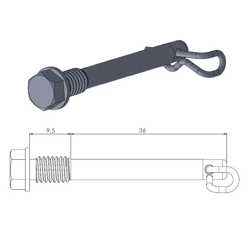 MOTO-MASTER čep brzdových destiček zadní KTM SX85 12-19, HUSQVARNA TC85 14-19 (MOTO-MASTER čep brzdových destiček zadní KTM SX85 12-19, HUSQVARNA)