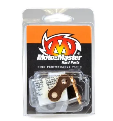 MOTO-MASTER spojovací článek zakončovací spona řetězu V4-520 (O-kroužek) barva zlatá - 1 kus ( )