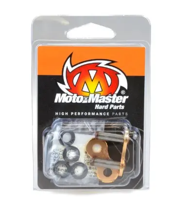 MOTO-MASTER spojovací článek zakončovací spona řetězu GPXN-520G PROFESSIONAL NARROW MOTOCROSS / ENDURO RACING (X-RING) barva zlatá - 1 kus ( )