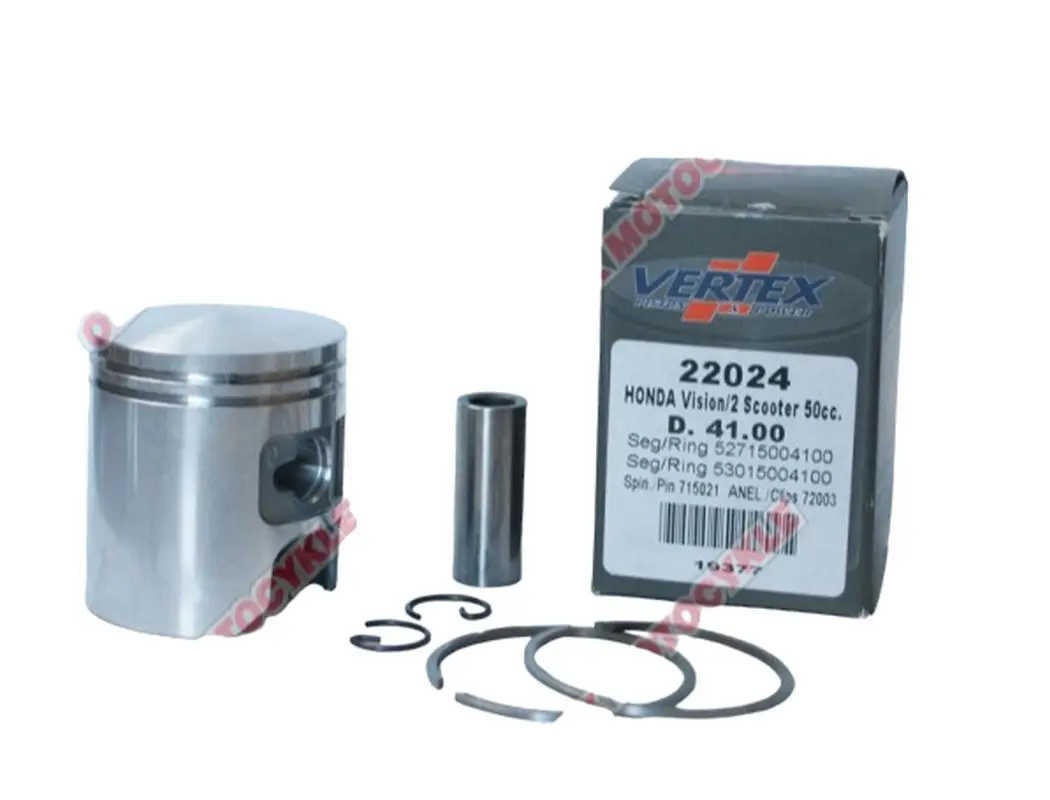 VERTEX píst HONDA KYMCO VISION 50, KYMCO (42,25mm) (kroužky 53015004225 x 1, 52715004225 x 1) (22024125) (VERTEX píst HONDA KYMCO VISION 50, KYMCO)