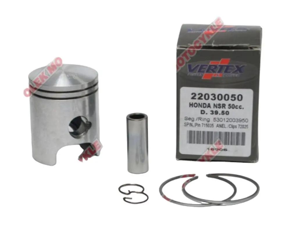VERTEX píst HONDA KYMCO/ HONDA NSR 50 (39,45mm) (+0,50mm) (22030050) (VERTEX píst HONDA KYMCO/ HONDA NSR 50 (39,45mm) (+0,50mm) (22030050))
