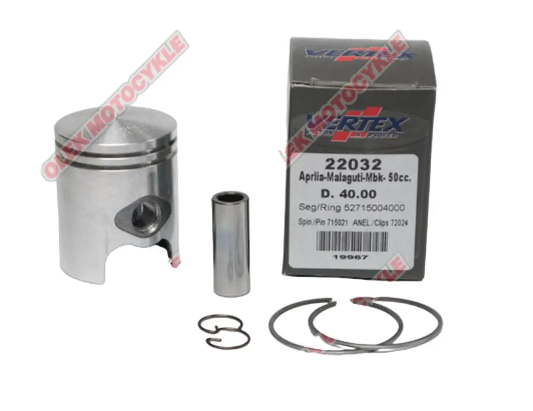 VERTEX píst MINARELLI 50 skútr APRILIA,BETA,MBK 41,50 mm (22032150) (VERTEX píst MINARELLI 50 skútr APRILIA,BETA,MBK 41,50 mm (22032150))