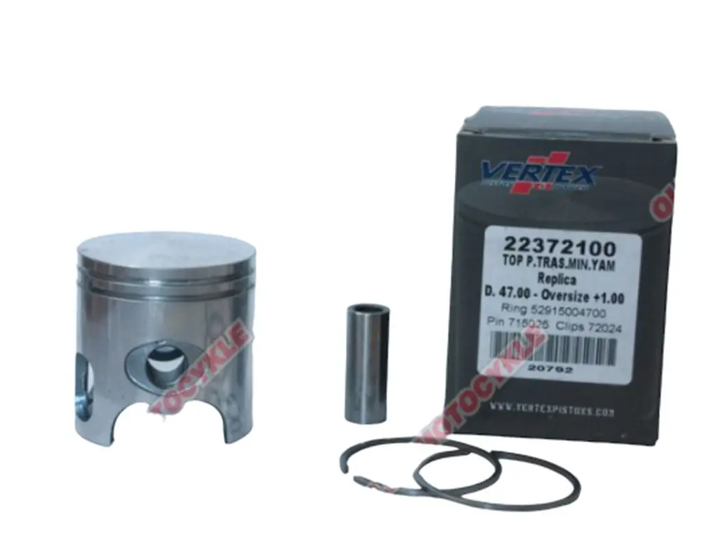 VERTEX píst TOP PERFORMANCES,MINARELLI 47,80 mm (+1,80 mm) čep 10mm (22372180) (VERTEX píst TOP PERFORMANCES,MINARELLI 47,80 mm (+1,80 mm) čep 10mm)