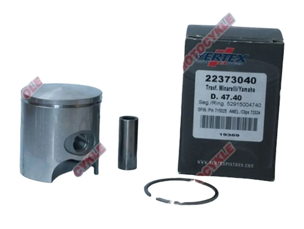 VERTEX píst TOP PERFORMANCES MINARELLI YAMAHA 50, VERTICAL AND HORIZ. (22373040) (VERTEX píst TOP PERFORMANCES MINARELLI YAMAHA 50, VERTICAL AND)