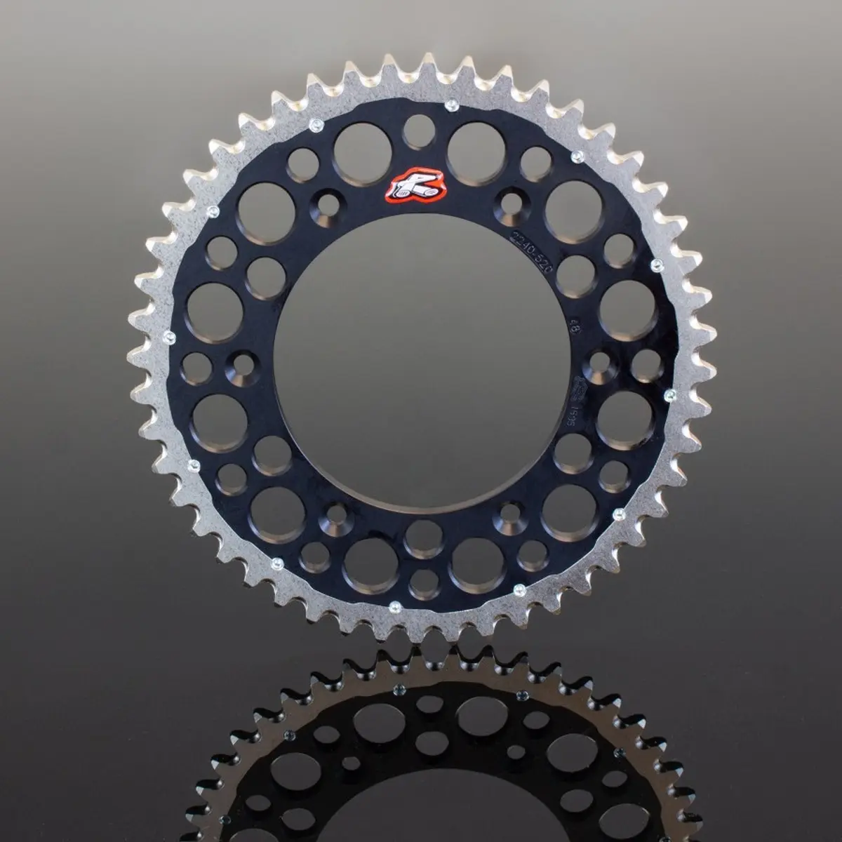 RENTHAL rozeta TWINRING 899 52 (ocel-hliník) barva černá KTM/HUSQVARNA/HUSABERG (JTR897,52) (89952) (RENTHAL rozeta TWINRING 899 52 (ocel-hliník))