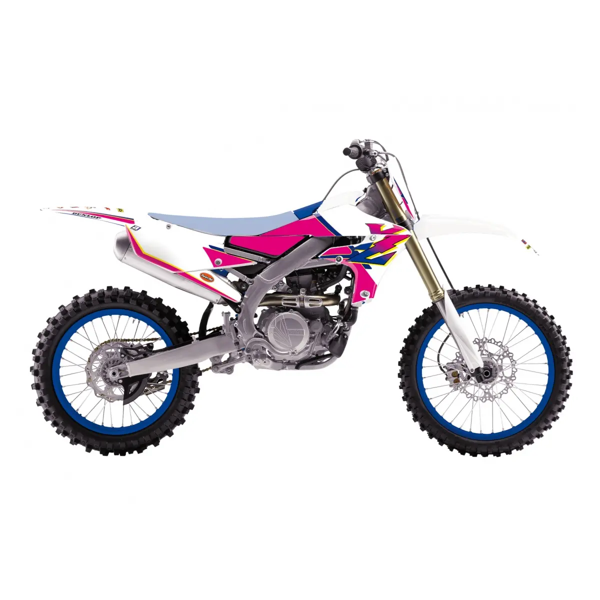 BLACKBIRD sada samolepek (dýhy) YAMAHA YZ 250F 19-23, YZ 450F 18-22 retro (BLACKBIRD sada samolepek (dýhy) YAMAHA YZ 250F 19-23, YZ 450F 18-22 retro)