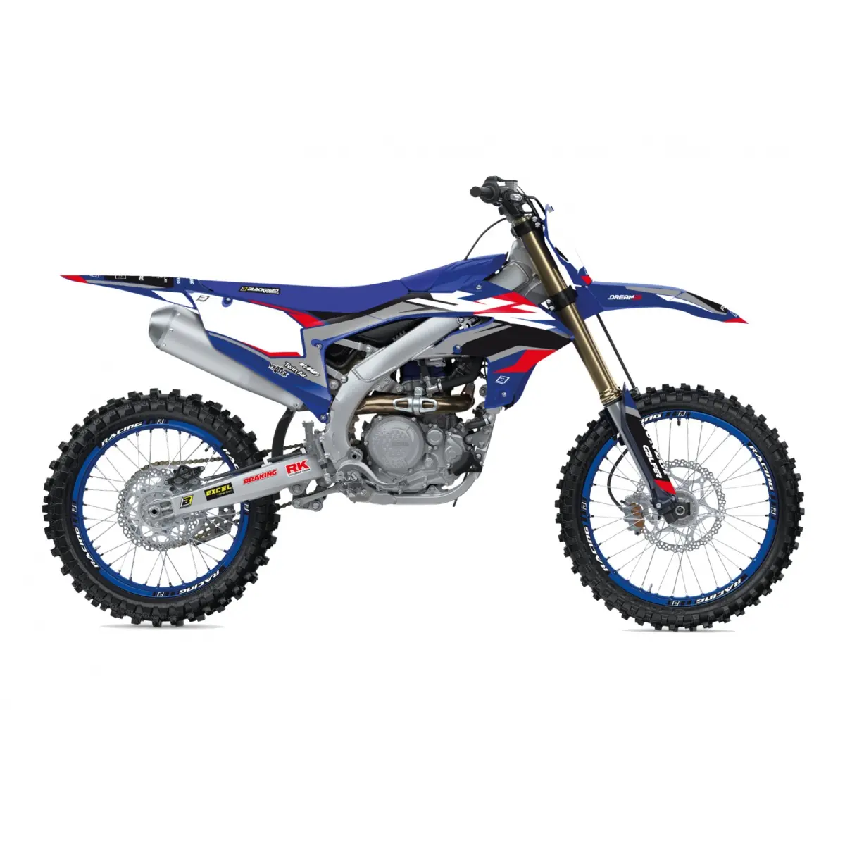 BLACKBIRD sada samolepek (dýhy) YAMAHA YZ 250F 23-25; YZ 450F 23-25 DREAM 5 (BLACKBIRD sada samolepek (dýhy) YAMAHA YZ 250F 23-25; YZ 450F 23-25)