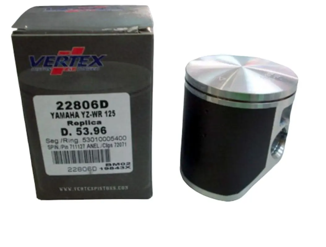 VERTEX píst YAMAHA YZ 125 (YZ125) 02-04 REPLICA (53,95mm) (kroužky 53010005400 X 1 kus) (22806C) (VERTEX píst YAMAHA YZ 125 (YZ125) 02-04 REPLICA)