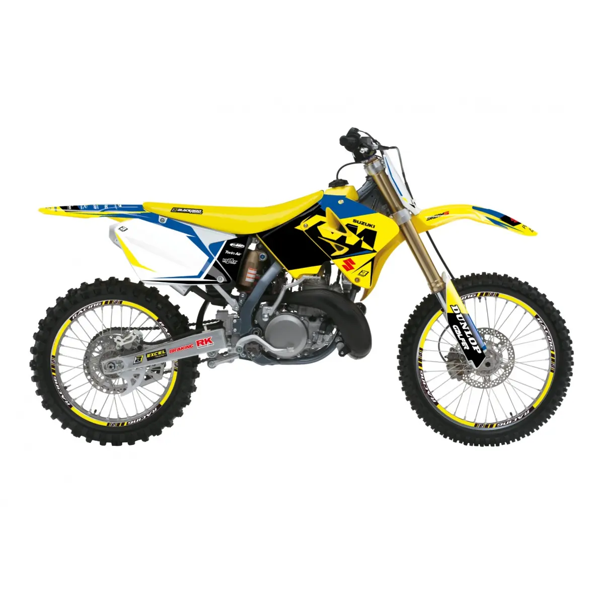 BLACKBIRD sada samolepek (dýhy) SUZUKI RM 125/250 01-24 DREAM 5 ( )