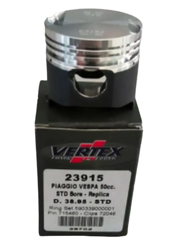 VERTEX píst PIAGGIO VESPA LIBERTY 50, ZIP 50, APRILIA SCARABEO 50 (4T) (39,35mm) (+0,40mm) (23915040) (VERTEX píst PIAGGIO VESPA LIBERTY 50, ZIP 50,)