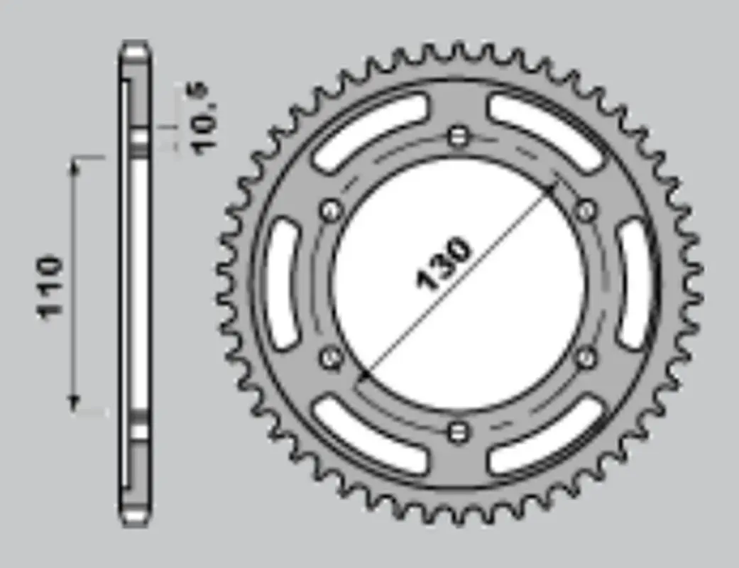 CHT rozeta 241 42 SUZUKI GSXR 1000 '09-'15 (479-42) (JTR479.42) (CHT rozeta 241 42 SUZUKI GSXR 1000 '09-'15 (479-42) (JTR479.42))