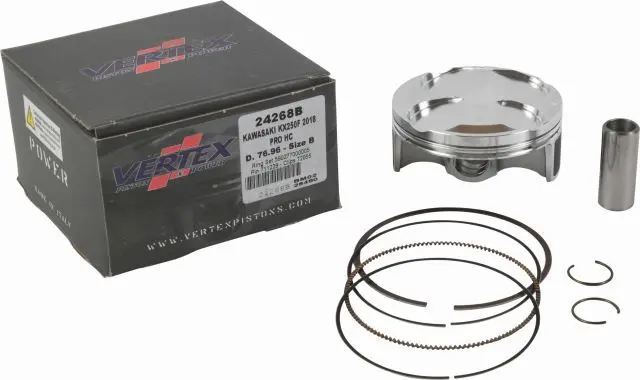 VERTEX píst KAWASAKI KXF 250 (KXF250) 17-19 PRO HC GP RACER (14,3:1=+,07) (76,96mm) (VERTEX píst KAWASAKI KXF 250 (KXF250) 17-19 PRO HC GP RACER)
