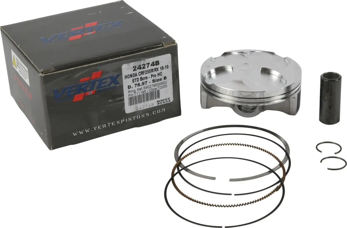 VERTEX píst HONDA CRF 250R 18-19 PRO HC (78,98mm) 14,6:1 (VERTEX píst HONDA CRF 250R 18-19 PRO HC (78,98mm) 14,6:1)